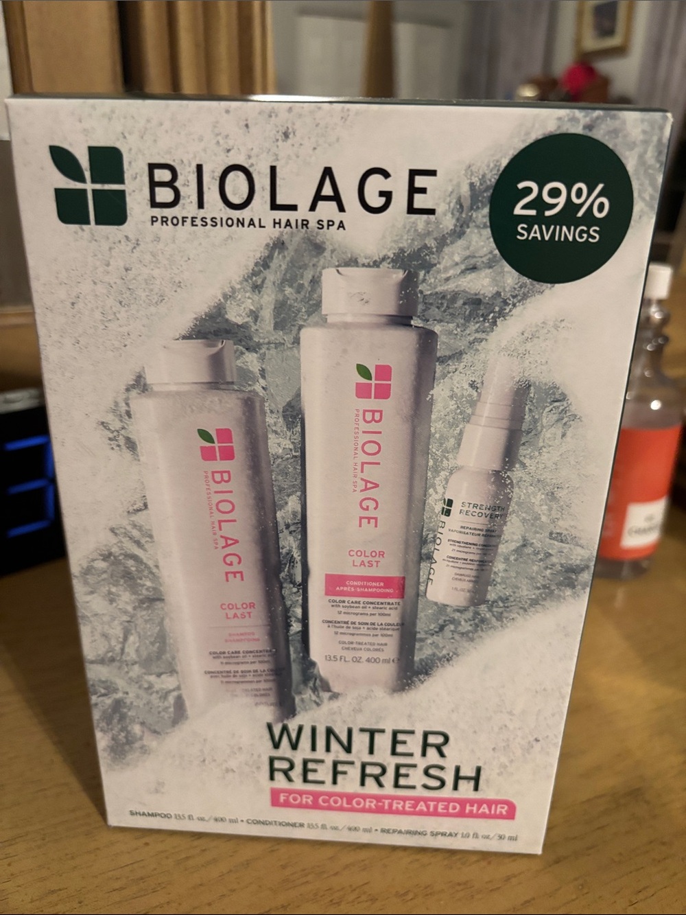 Biolage Color Last Winter Refresh Hair Care Set - Pink